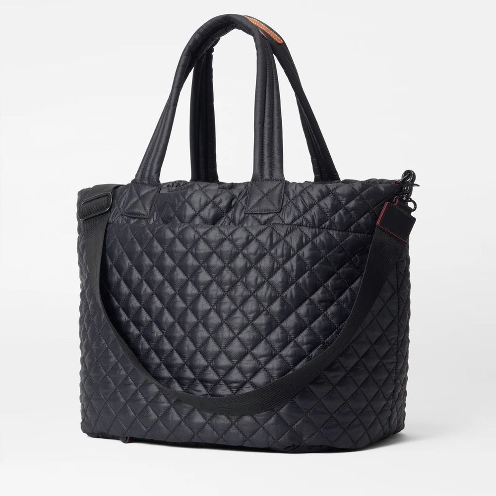 MZ Wallace Black Large Metro Tote Deluxe